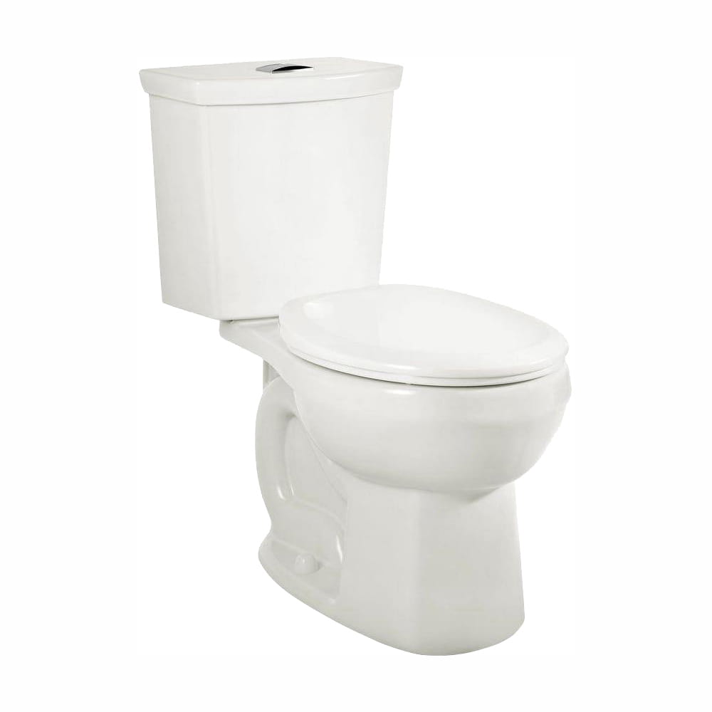 Toilette H2Option, 2 pièces, chasse souble 1,28 gpc/4,8 lpc et 0,92 gpc/3,5 lpc, à cuvette allongée à hauteur régulière et réservoir avec doublure, sans siège